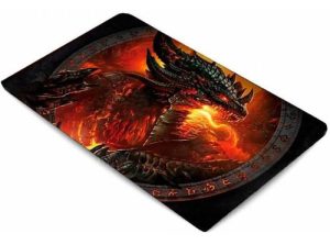 Mouse Pad Gamer Exbom Dragão de Fogo 700x350x3mm Base Emborrachada MP-7035C01