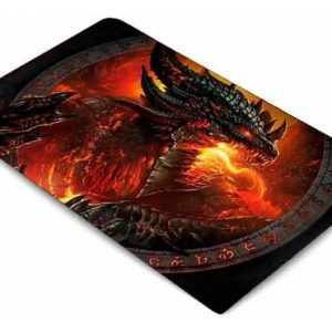 Mouse Pad Gamer Exbom Dragão de Fogo 700x350x3mm Base Emborrachada MP-7035C01