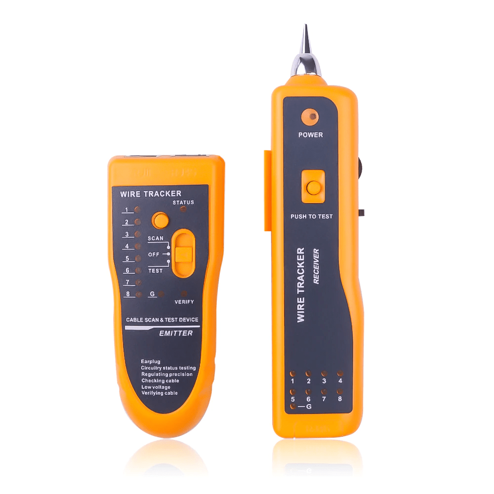 KIT Localizador e Testador de Cabos RJ45 e RJ11 c/Zumbidor FEPRO-TC350 Exbom