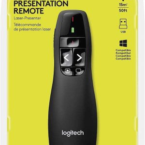 Apresentador de Slides Laser Multimidia 6 Botões R400 Logitech