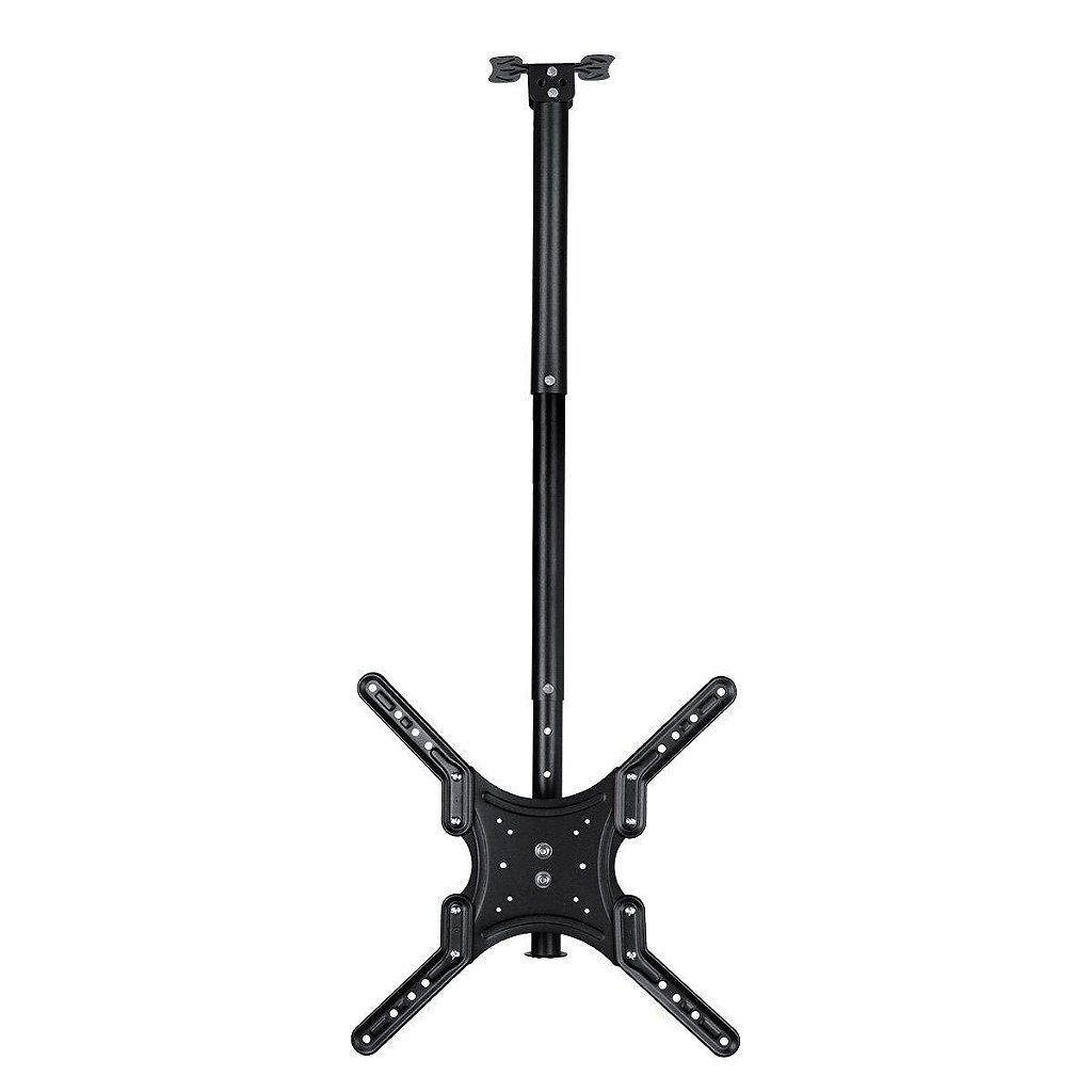 Suporte de Teto para TV e Monitor 32 a 50" Vinik STF110F1 VESA 400x400 Ajustável Rotação 360° Preto