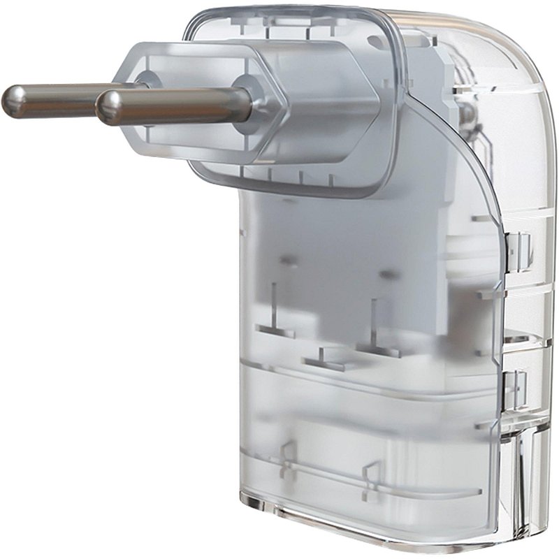Protetor de Surto DPS Clamper Pocket Fit 1 Tomada 10A 2P Bivolt 127V/220V 6kA Transparente