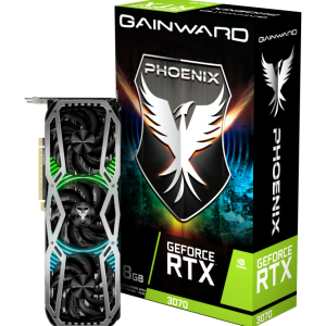 Placa de Vídeo Gamer RTX 3070 8GB GDDR6 Phoenix V1 1725MHz Gainward