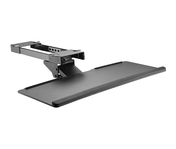 SUPORTE DE MESA RETRÁTIL PARA TECLADO COM APOIO EM GEL - PLMST01A