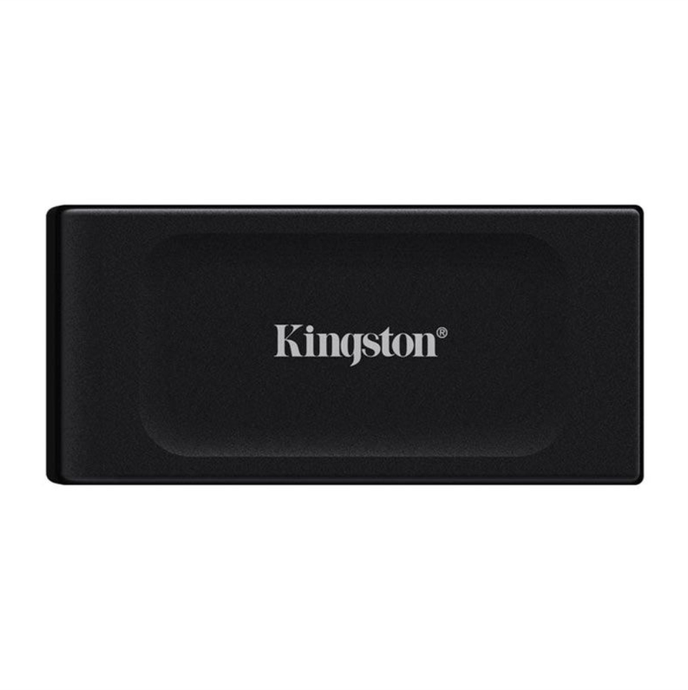 SSD Externo Kingston XS1000 2TB USB-C 1050/1000MB/s Preto / Metal e Plástico / Compat. Universal