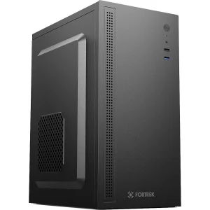 Gabinete Fortrek GO12 Compact Office Preto, para Placa Mãe Micro-ATX e Mini-ITX, USB 3.0 Frontal s/ fonte