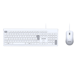 Kit Teclado E Mouse Usb Pcyes Soft Branco
