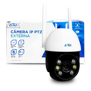 Câmera de Segurança Aitek ALPHA-1120B Pro Wi-Fi Full HD 1080p 2MP Speed Dome Panorâmica 310° com Rastreamento Humano e Infravermelho