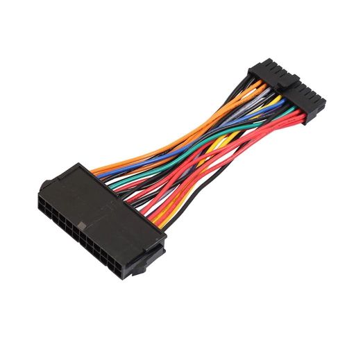 Cabo Adaptador de Força Fonte ATX 24 Pinos para Placa Mãe Mini ATX 24 Pinos 14cm
