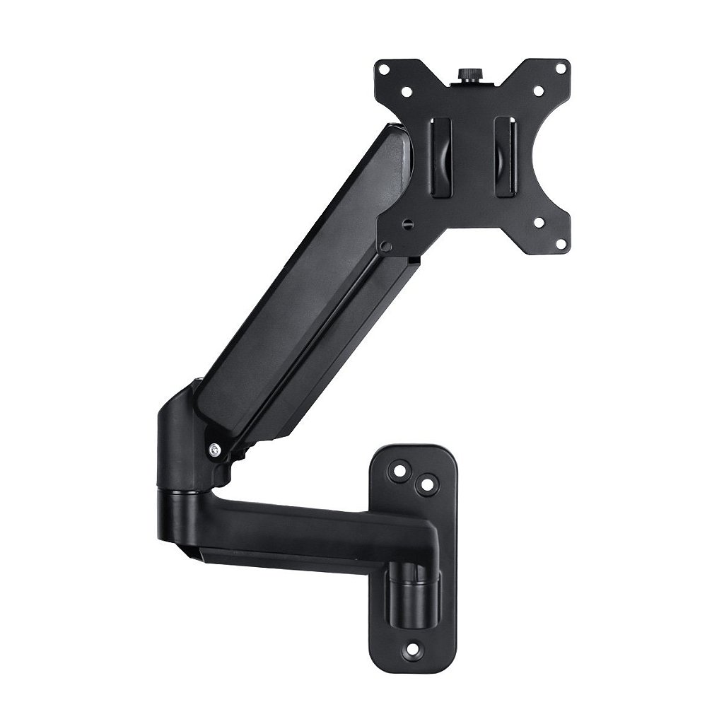 Suporte de Parede Articulado para Monitor 17 a 32" PCYes PW01A Pistão a Gás VESA 75x75 100x100 - Imagem 3