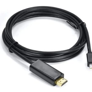 Cabo Adaptador Mini DisplayPort para HDMI Macho 4K Thunderbolt Preto