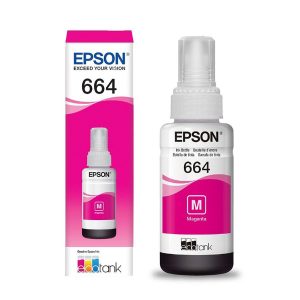 Refil de Tinta Epson T664 320 Magenta Original 70ml para Impressoras EcoTank