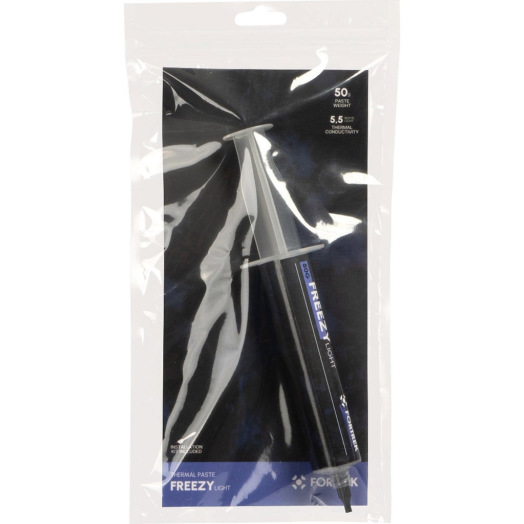 Pasta Térmica Fortrek Freezy Light 50g 5,5W/mK Silver com Aplicador - Imagem 2