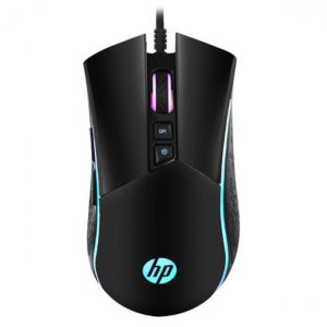 Mouse HP M220 4800 DPI USB RGB 7 Botões Preto