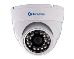 Câmera Dome Infravermelho IR 20m IP66 24 Leds Greatek
