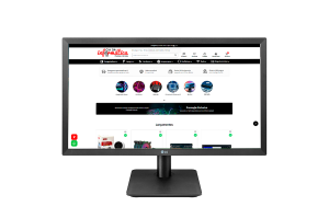 Monitor 21.5" 22MP410 LG Full HD 1920x1080 VA 75Hz 5ms FreeSync HDMI VGA Preto