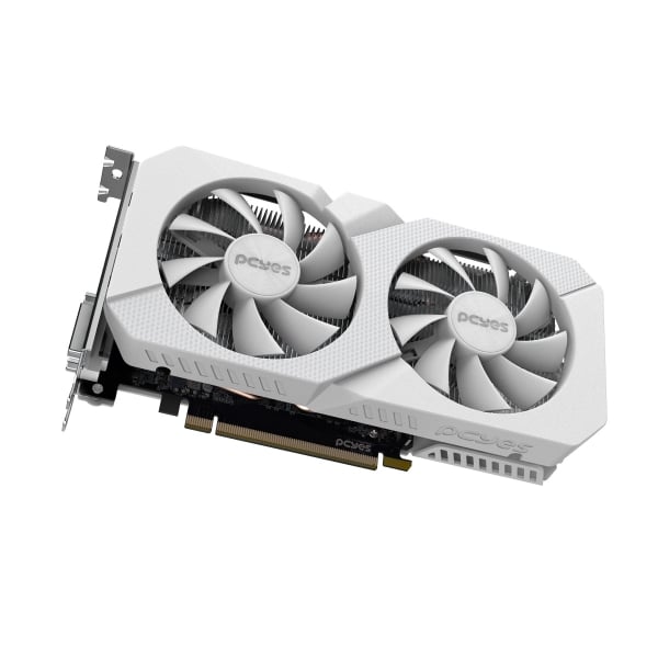 Placa de Vídeo PCYES NVIDIA GeForce RTX 3050 Projeto Edge 8GB GDDR6 DLSS Ray Tracing Branca