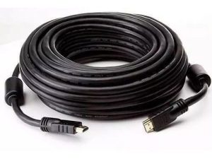 Cabo HDMI 1.4 Macho x Macho 30 Metros com Filtro Integrado Full HD 1080p Preto