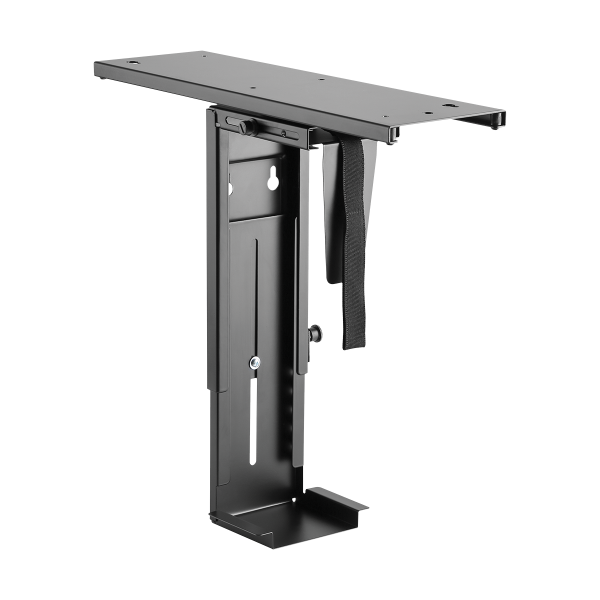 Suporte para Gabinete CPU Suspenso Ajustável PCyes PLMSC03 Giratório 360° para Mesa Suporta até 10kg