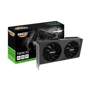 Placa de Vídeo Gamer RTX 5050 8GB GDDR6 128-bit Twin X2 N5050208D6174071N Inno3D