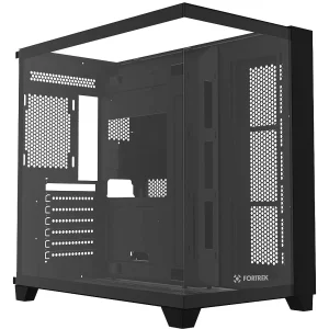 Gabinete Gamer FORTREK Clarity Full Mid-Tower ATX Vidro Temperado Aquário Preto