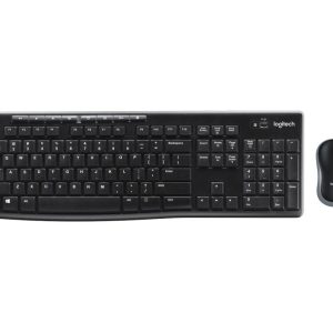 Kit Teclado e Mouse Sem Fio Logitech MK270 Wireless 2.4GHz USB Padrão ABNT2