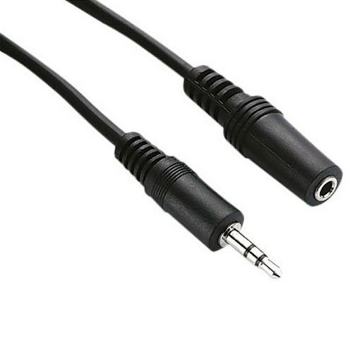 Cabo Extensor de Áudio P2 Macho para P2 Fêmea 1.8 Metros Estéreo 3.5mm