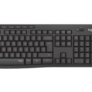 Kit Teclado e Mouse Sem Fio Logitech MK295 Silent Touch ABNT2 2.4GHz Receptor Nano USB