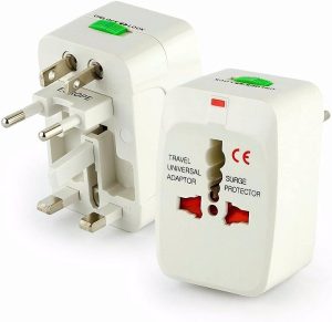 Adaptador de Tomada Universal Internacional IT-BLUE LE1055 10A Bivolt com LED Indicador