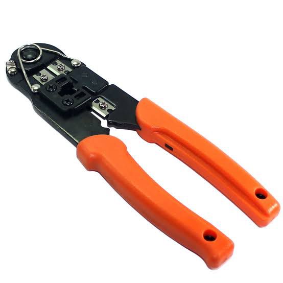 Alicate de Crimpar Conector RJ9 4P4C Multitoc HT-2094C com Cortador e Decapador