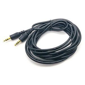 Cabo de Áudio Auxiliar P2 x P2 Estéreo 3.5mm 5 Metros Exbom CBX-A2P250