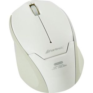 Mouse Mini Fortrek MM-601 Óptico USB com Cabo Retrátil 1000dpi Branco