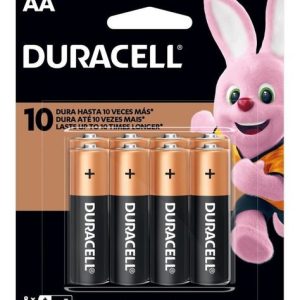 Pilha Alcalina Duracell AA MN1500B8 Pack com 8 Unidades