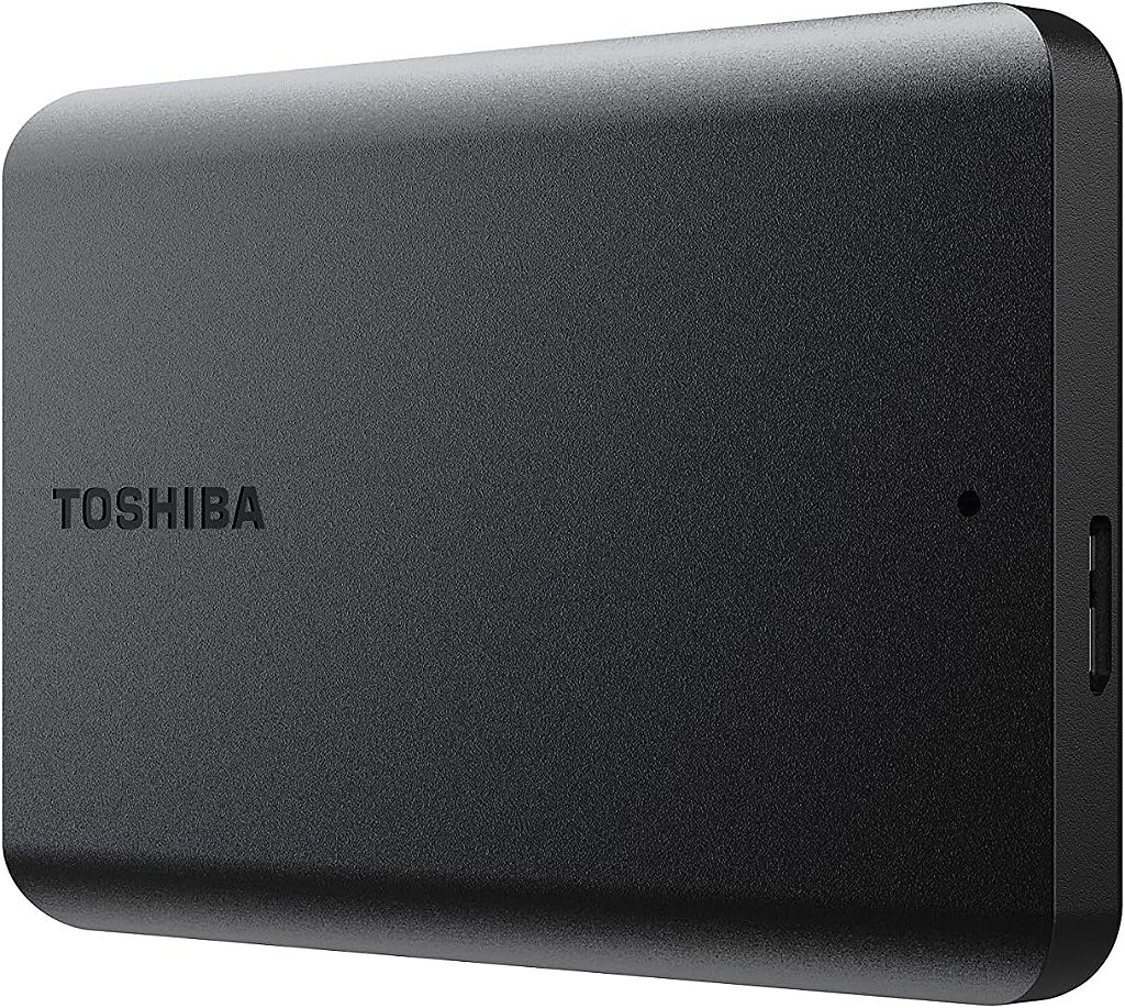 HD Externo Toshiba 1TB Canvio Basics 2.5" USB 3.0 Portátil Preto HDTB510XK3AA - Imagem 2