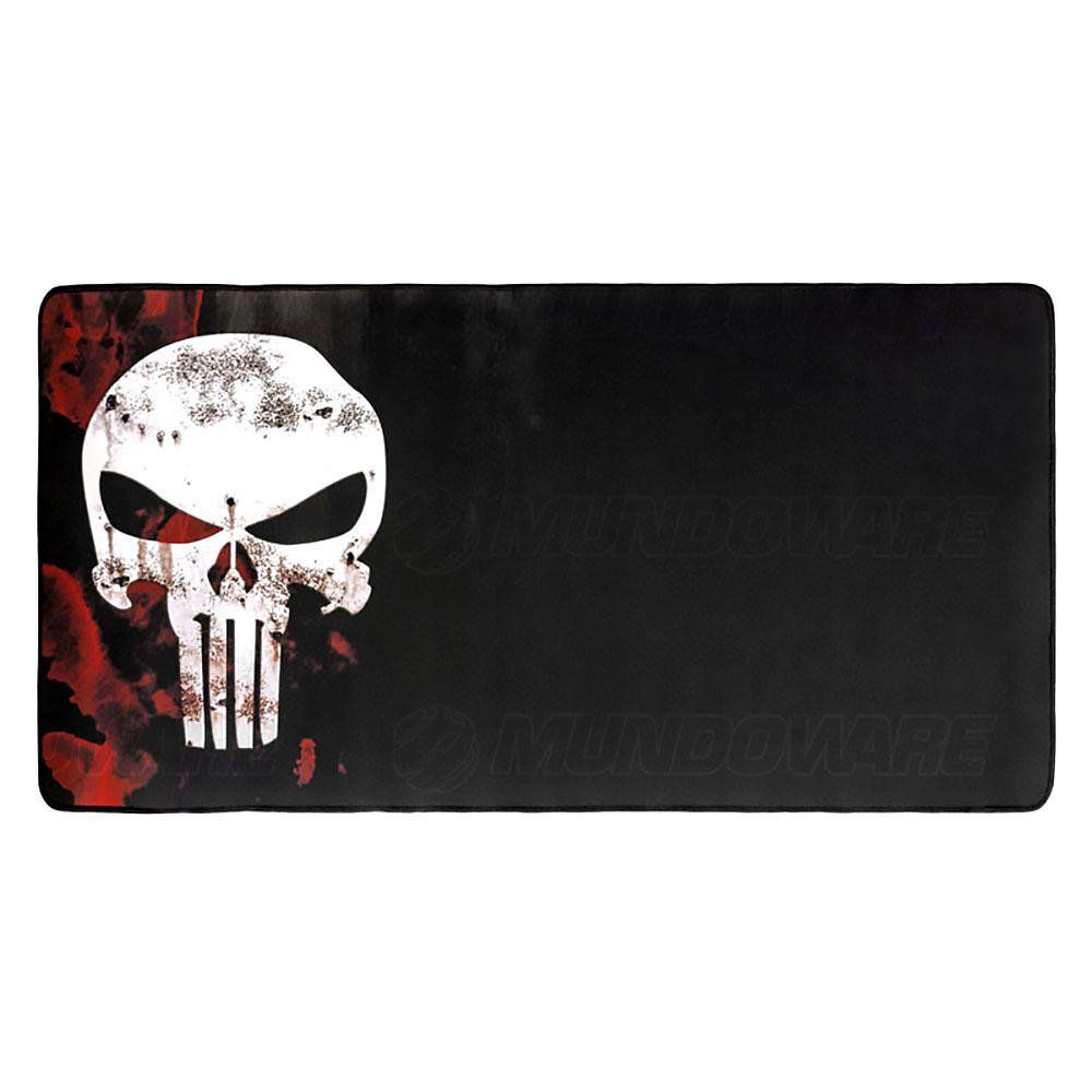 Mouse Pad Gamer Exbom Justiceiro Blood Grande 700x350x3mm Base Emborrachada Antiderrapante MP-7035C21