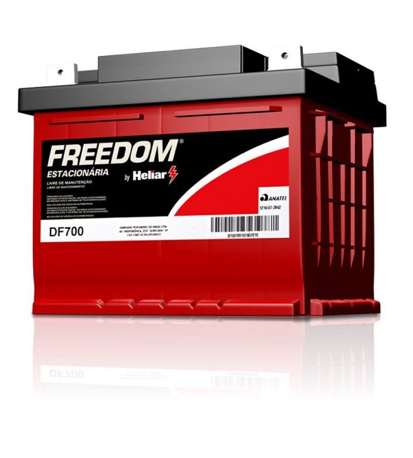 Bateria Estacionária Freedom DF700 12V 50Ah C-100 Livre de Manutenção Terminal F187