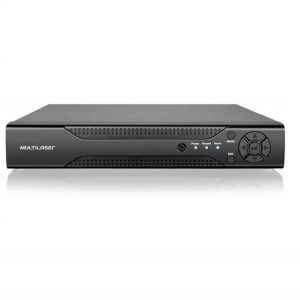 DVR Multilaser SE116 16 Canais Híbrido 5 em 1 AHD Analógico IP 1080P H.264 com Saída HDMI VGA BNC