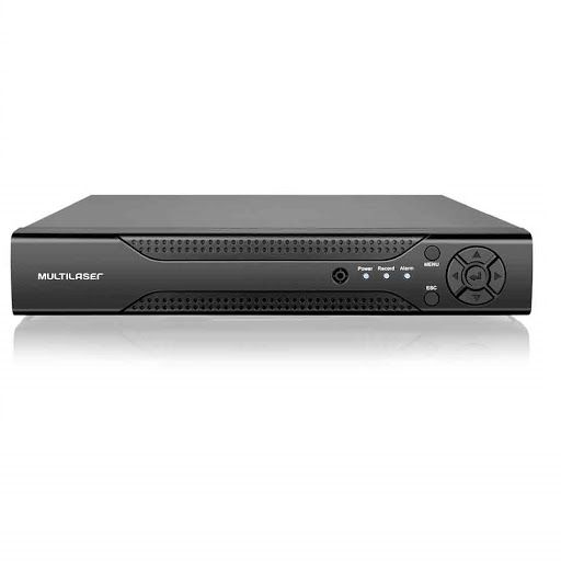 DVR Multilaser SE116 16 Canais Híbrido 5 em 1 AHD Analógico IP 1080P H.264 com Saída HDMI VGA BNC