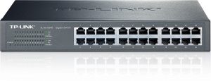 Switch 24 Portas Gigabit 10/100/1000Mbps TP-Link TL-SG1024D Rackmount
