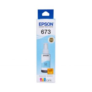 Refil de Tinta Epson T673520 Ciano Claro 70ml Original para EcoTank L800 L805 L810 L850 L1800