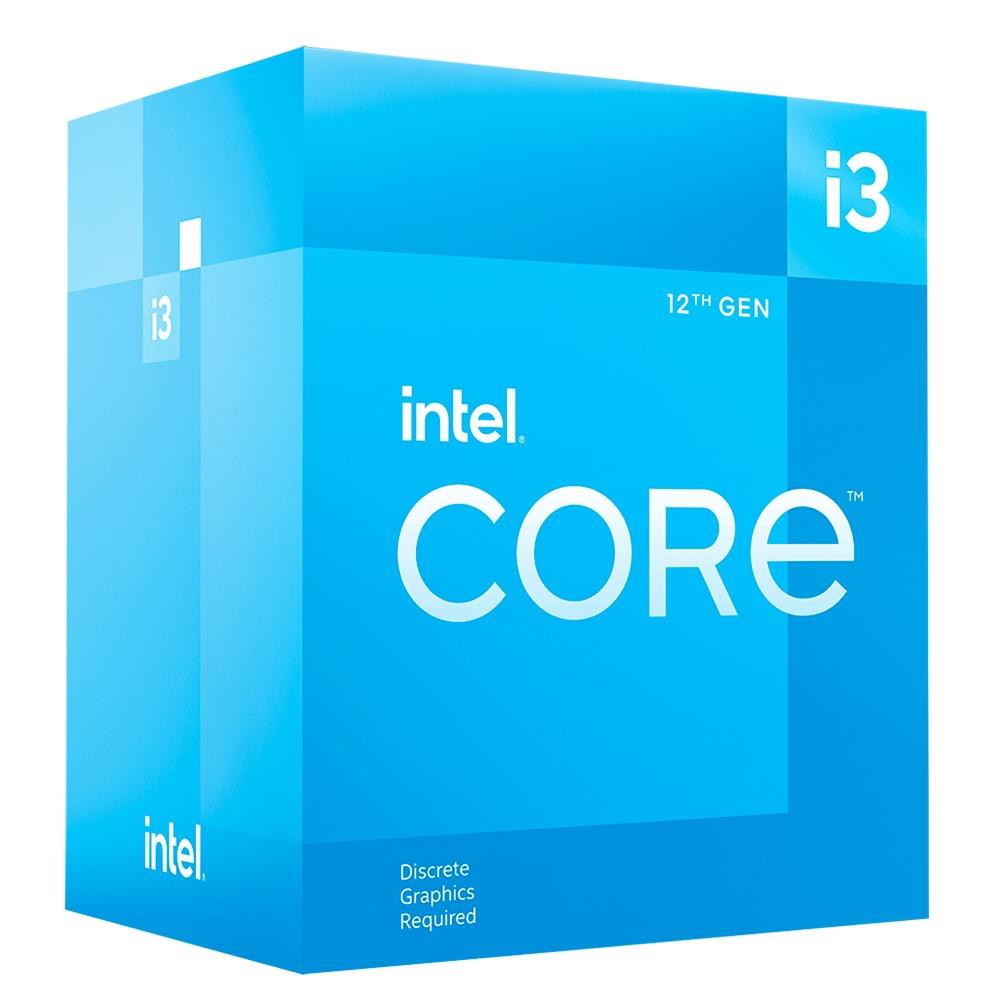 Processador Intel Core i3-12100F 4.3GHz Max Turbo 4 Cores 8 Threads 12MB Cache LGA 1700 Sem Vídeo Integrado - BX8071512100F