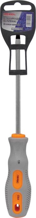Chave de Fenda 6mm x 125mm Dekel Pro DT1256CFA com Ponta Magnetizada