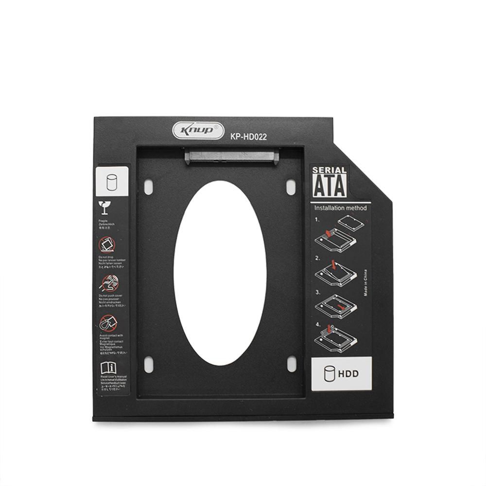 Adaptador Caddy Knup KP-HD022 para HD ou SSD 2.5" SATA 12.7mm para Notebook