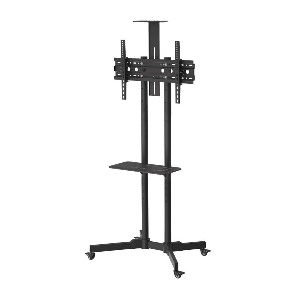 Suporte Móvel Rack com Rodinhas Bluecase BSCIA01-70-11 para TV 32 a 70 pol VESA 600x400 até 50kg com Ajuste de Altura e Inclinação