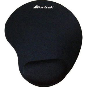 Mouse Pad Ergonômico Gel Fortrek ERG-102 preto /apoio pulso/antiderrapante/microfibra/