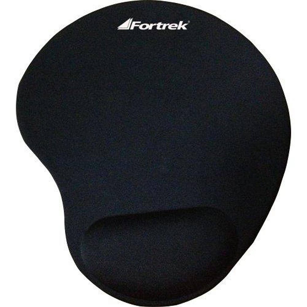 Mouse Pad Ergonômico Gel Fortrek ERG-102 preto /apoio pulso/antiderrapante/microfibra/