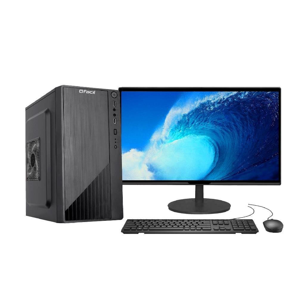 Computador + Monitor 19pol Intel Core I5-3470 8Gb Ddr3 Ssd 240Gb Teclado E Mouse