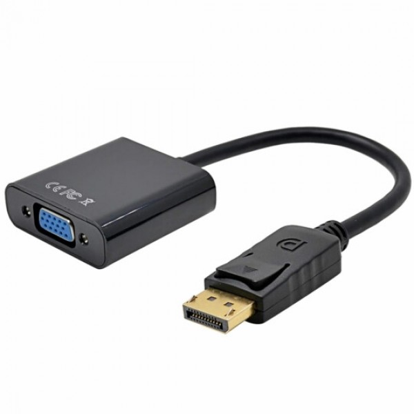 Adaptador Conversor Display Port para VGA Knup KP-AD144 Full HD 1080p Preto