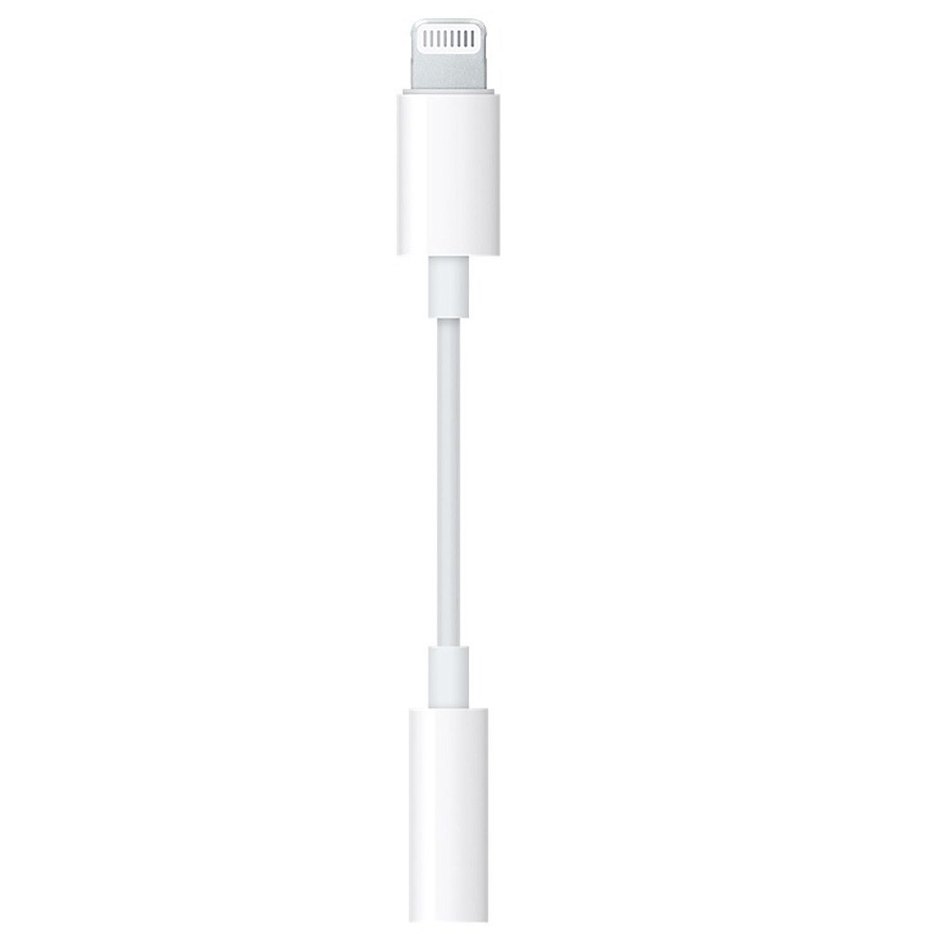 Adaptador de Áudio Lightning para Fone de Ouvido P2 3.5mm Fêmea Branco para iPhone e iPad - Imagem 2
