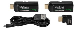 Extensor HDMI Intelbras VEX 1050 Full HD 1080p via Cabo de Rede RJ45 CAT5e/CAT6 até 50 Metros